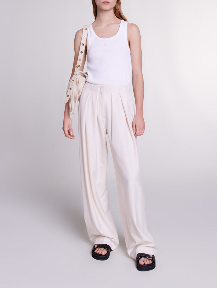 Pantaloni da tailleur larghi