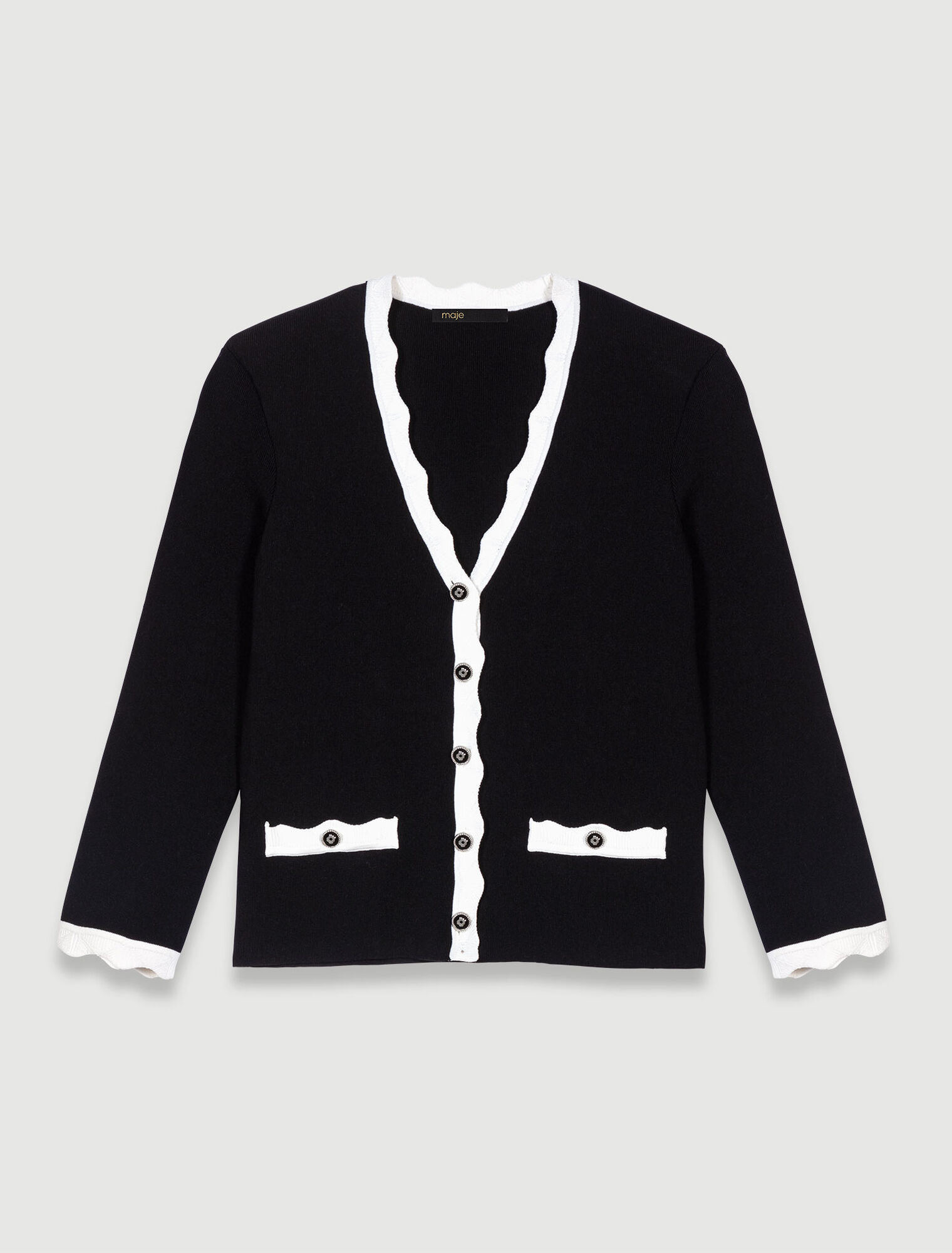 Cardigan bicolor