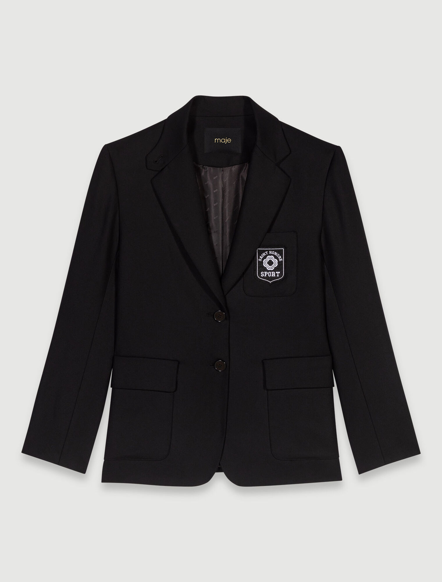Giacca sartoriale con ricamo