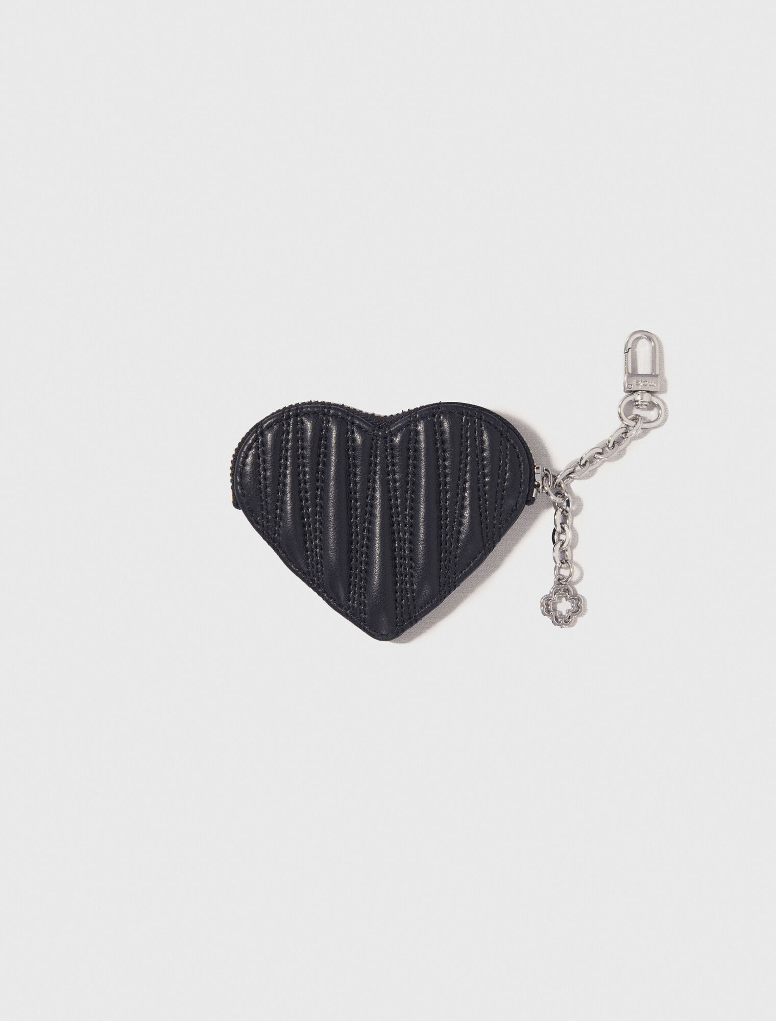 Portamonete a cuore trapuntato