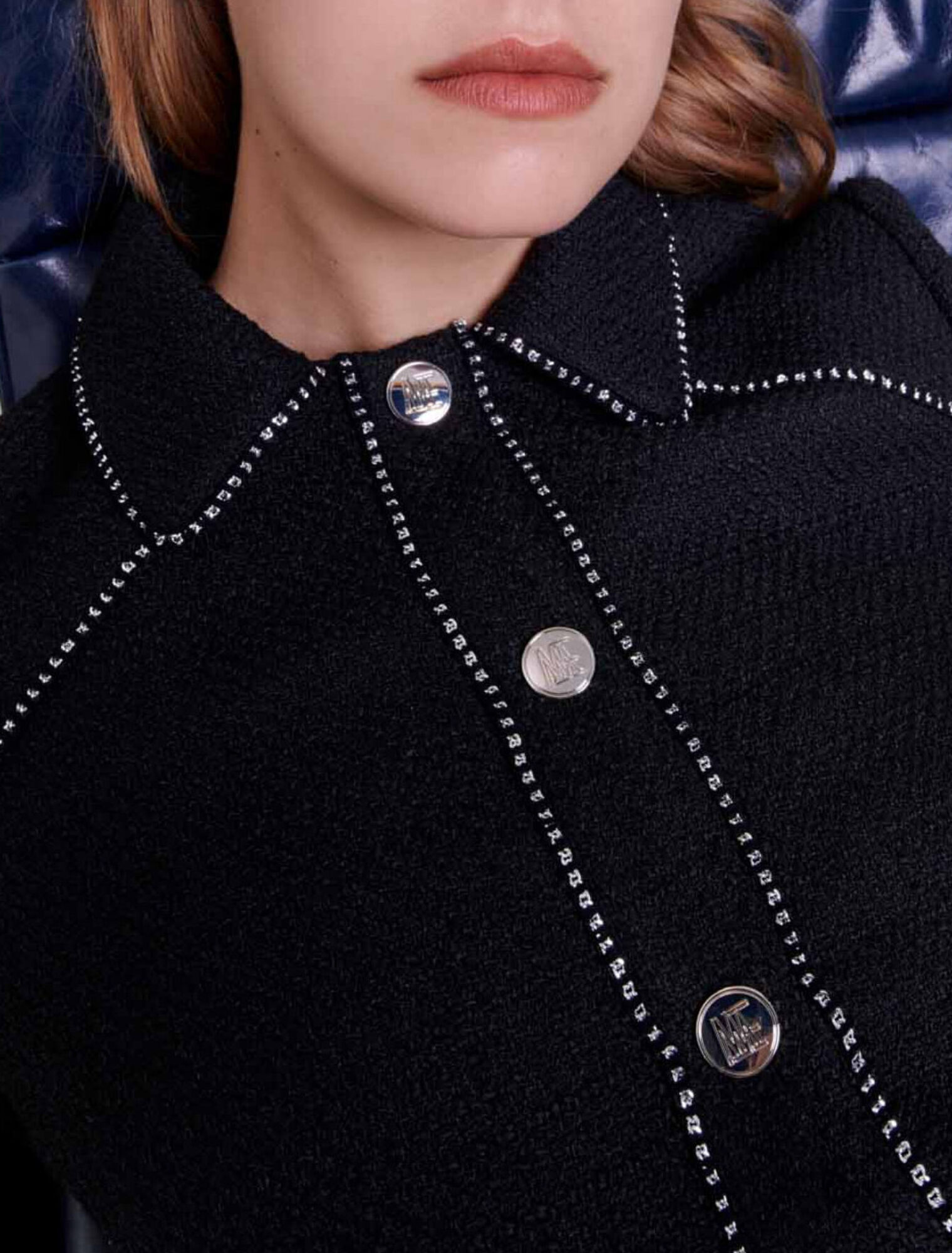 Abito corto in tweed