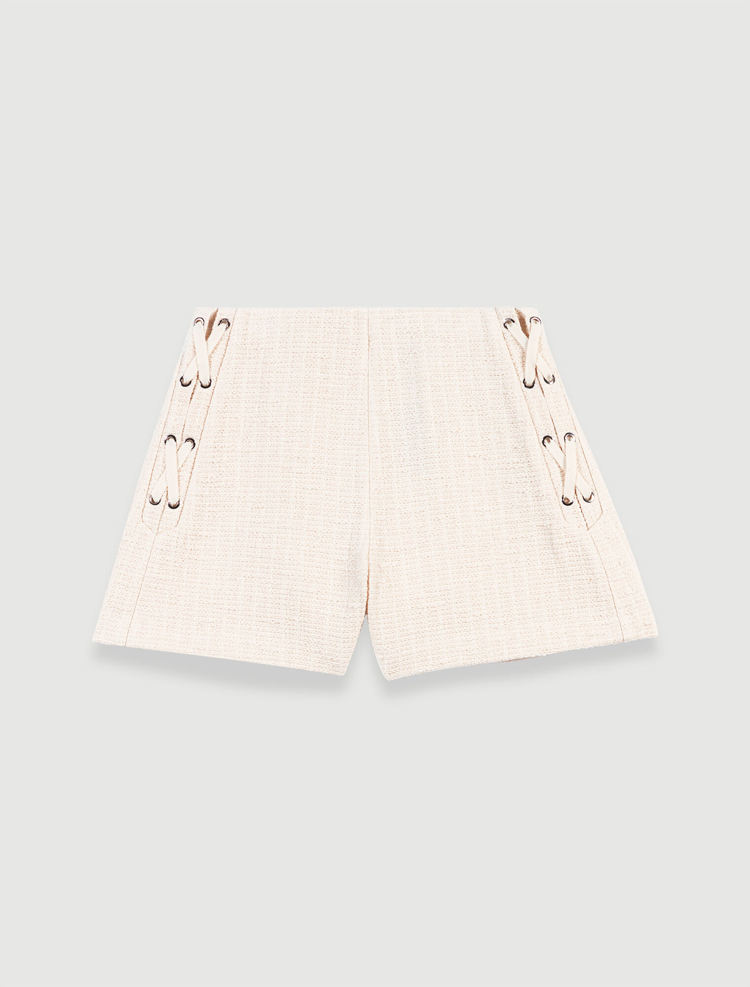 Shorts svasati in tweed