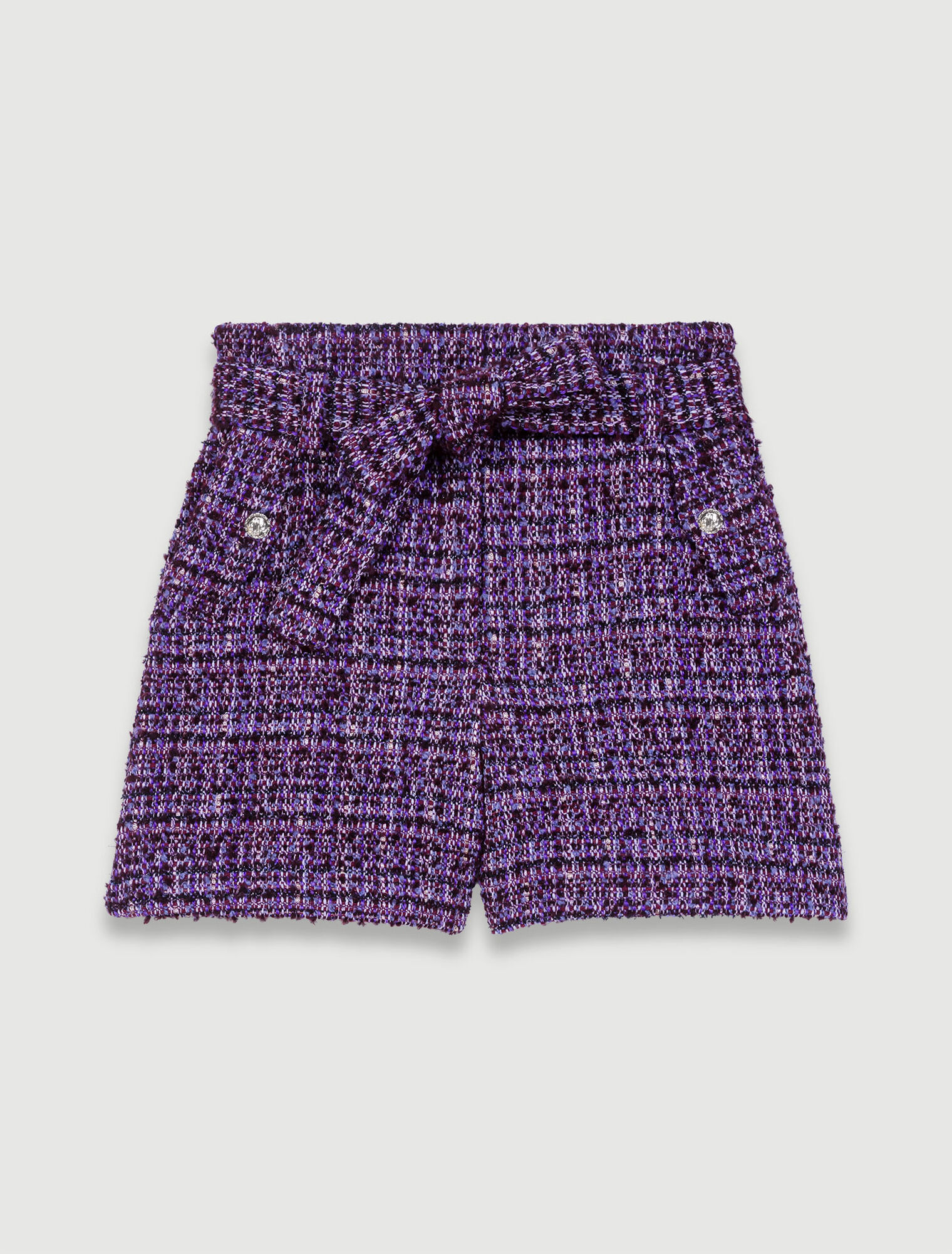 Pantaloncini in tweed