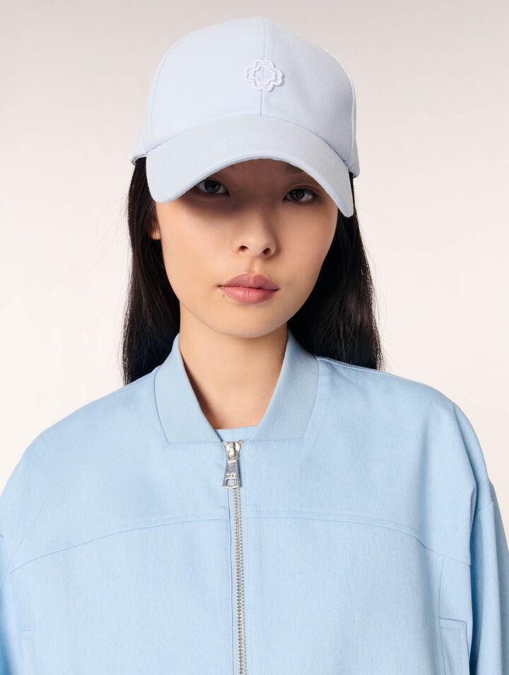 Giubbotto bomber corto in denim