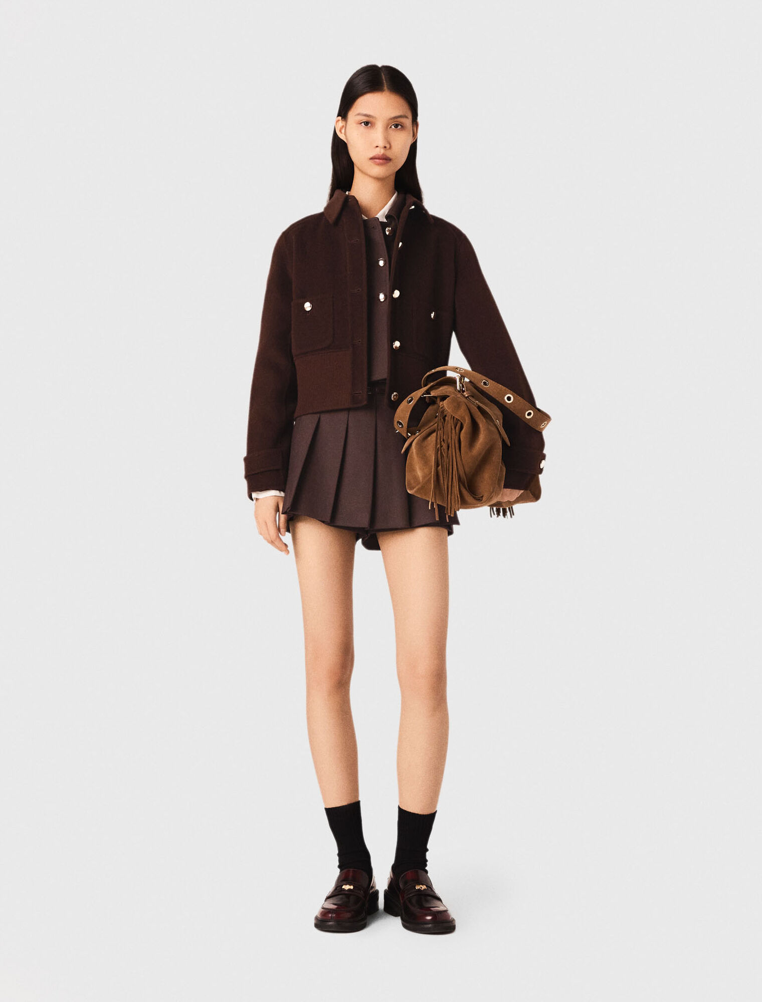 Cappotto corto double face