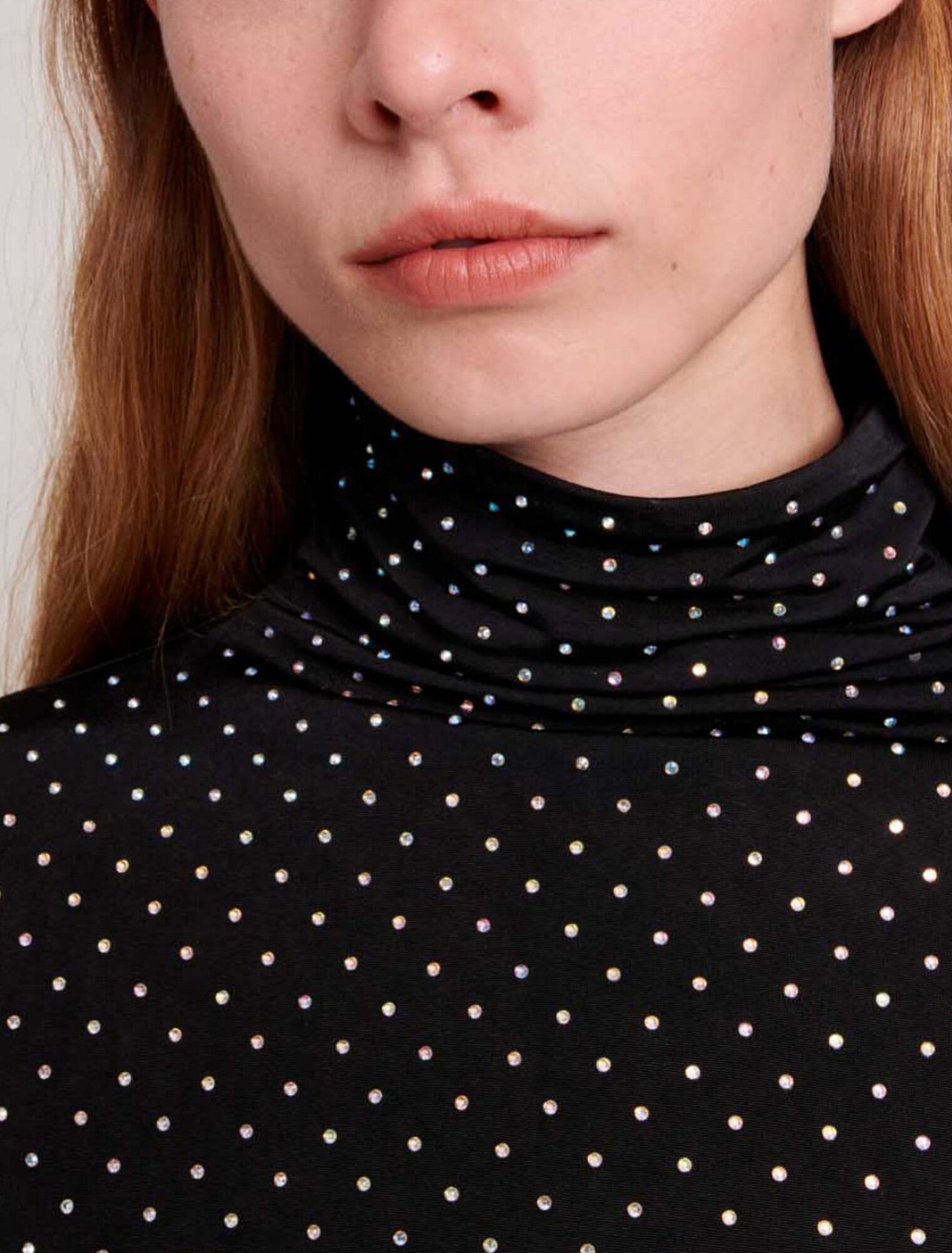 Top con strass