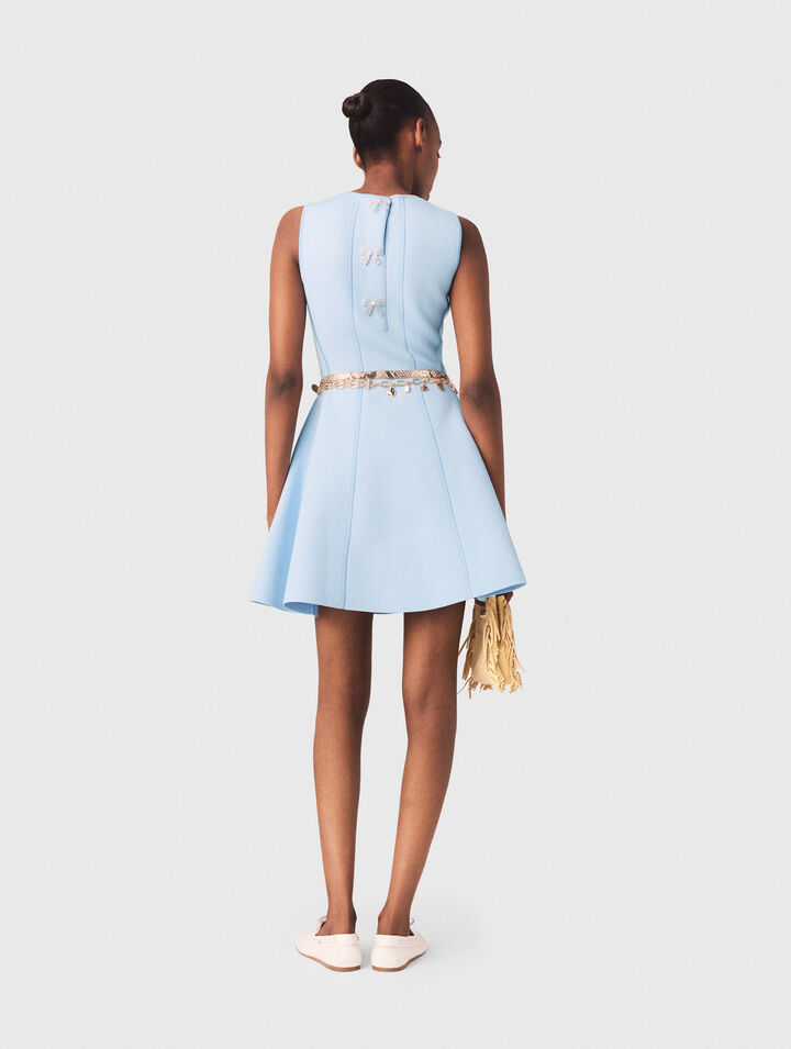 Robe patineuse avec n&oelig;uds bijoux