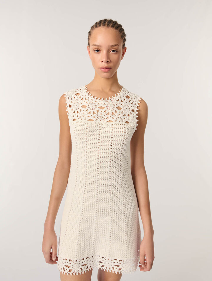 Abito corto in crochet