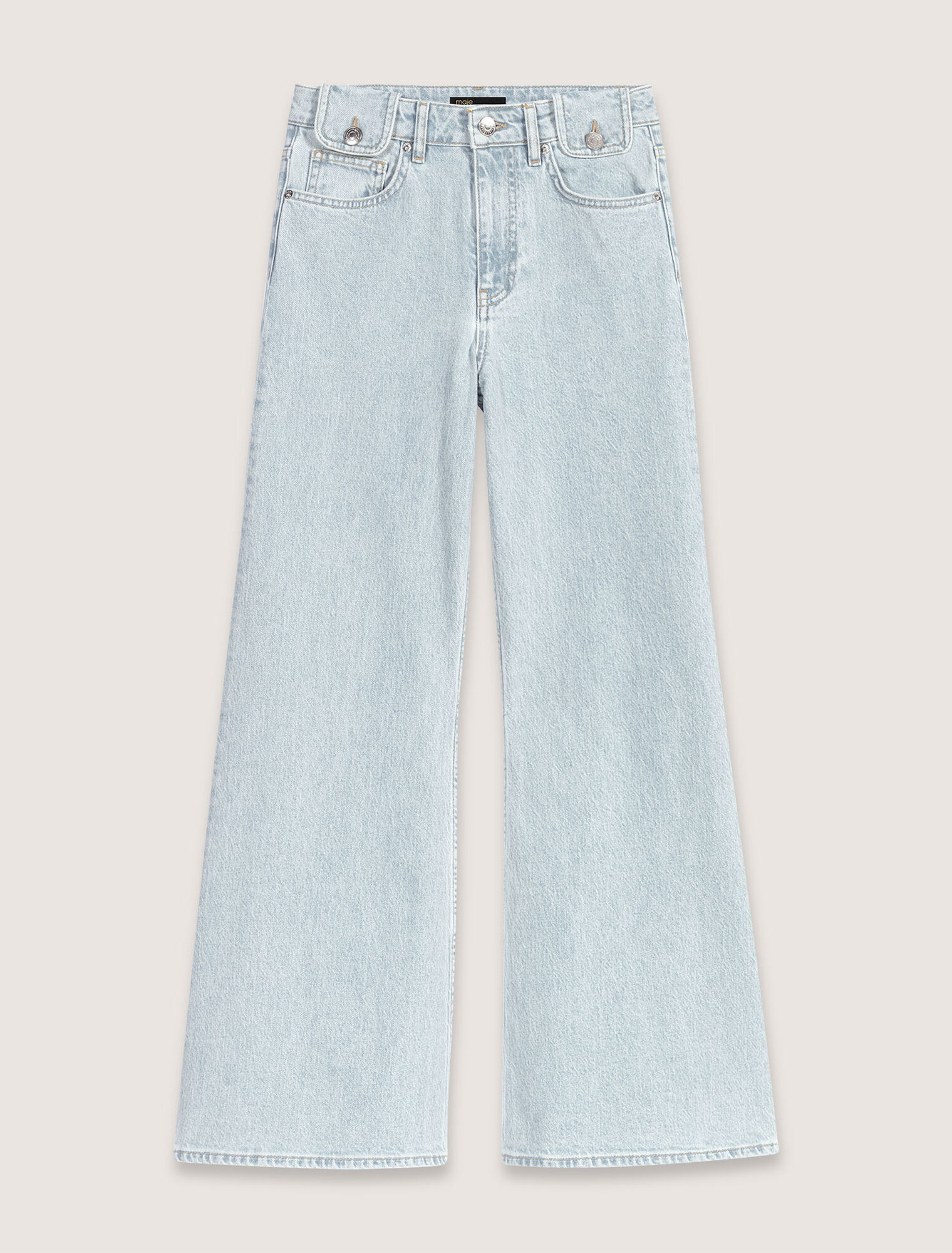 Jeans larghi délavé