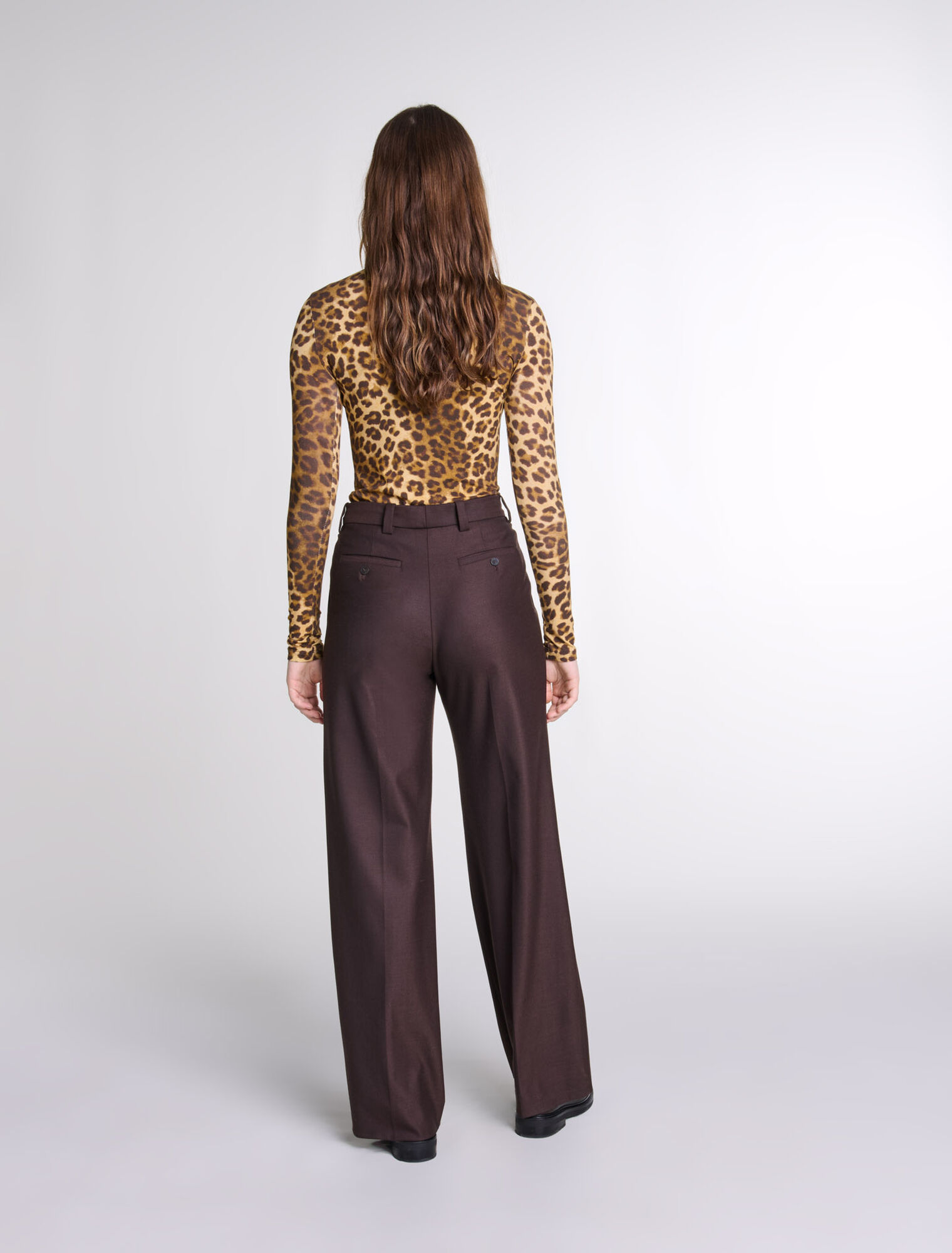 Pullover stampa leopardata