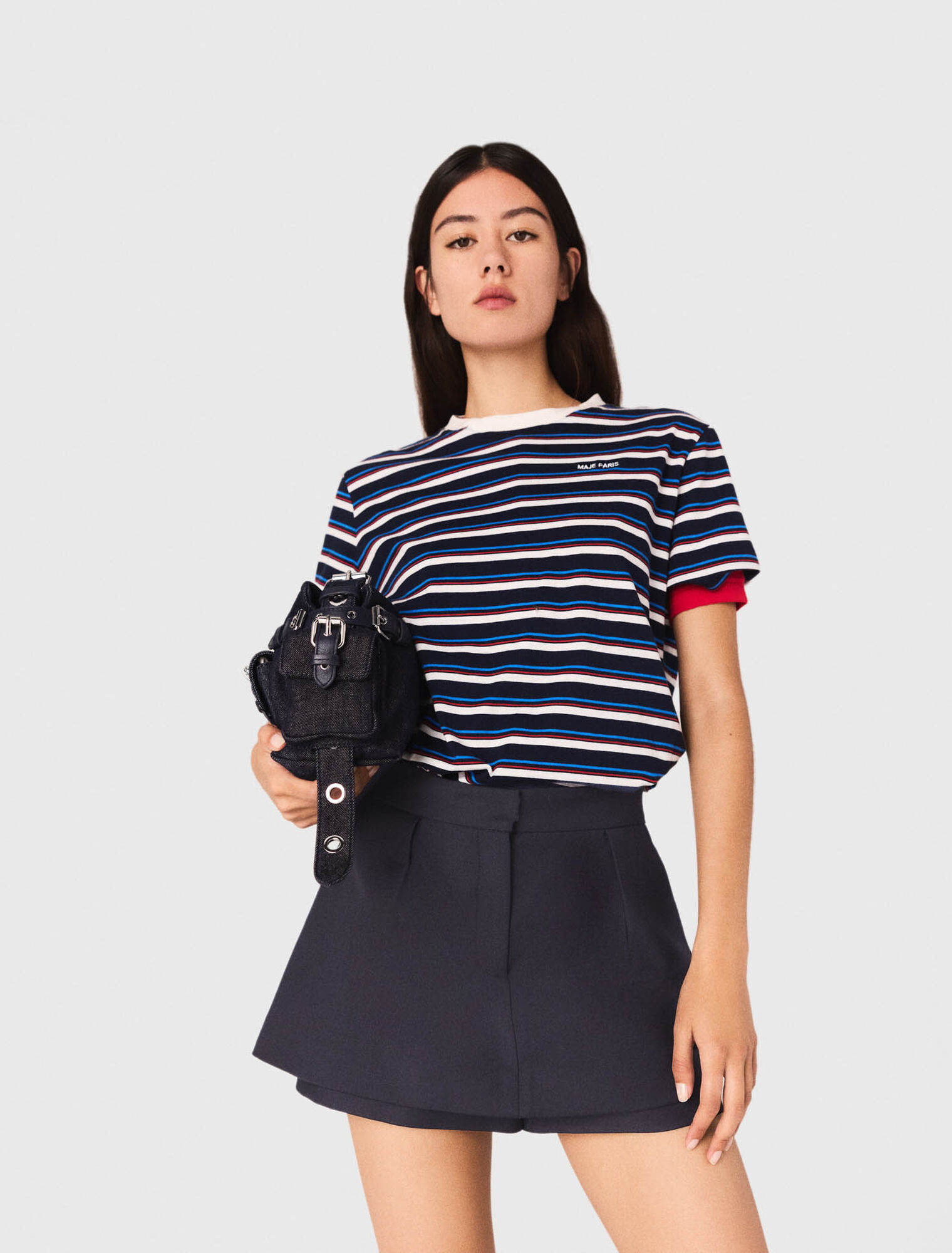 Shorts trompe l'oeil