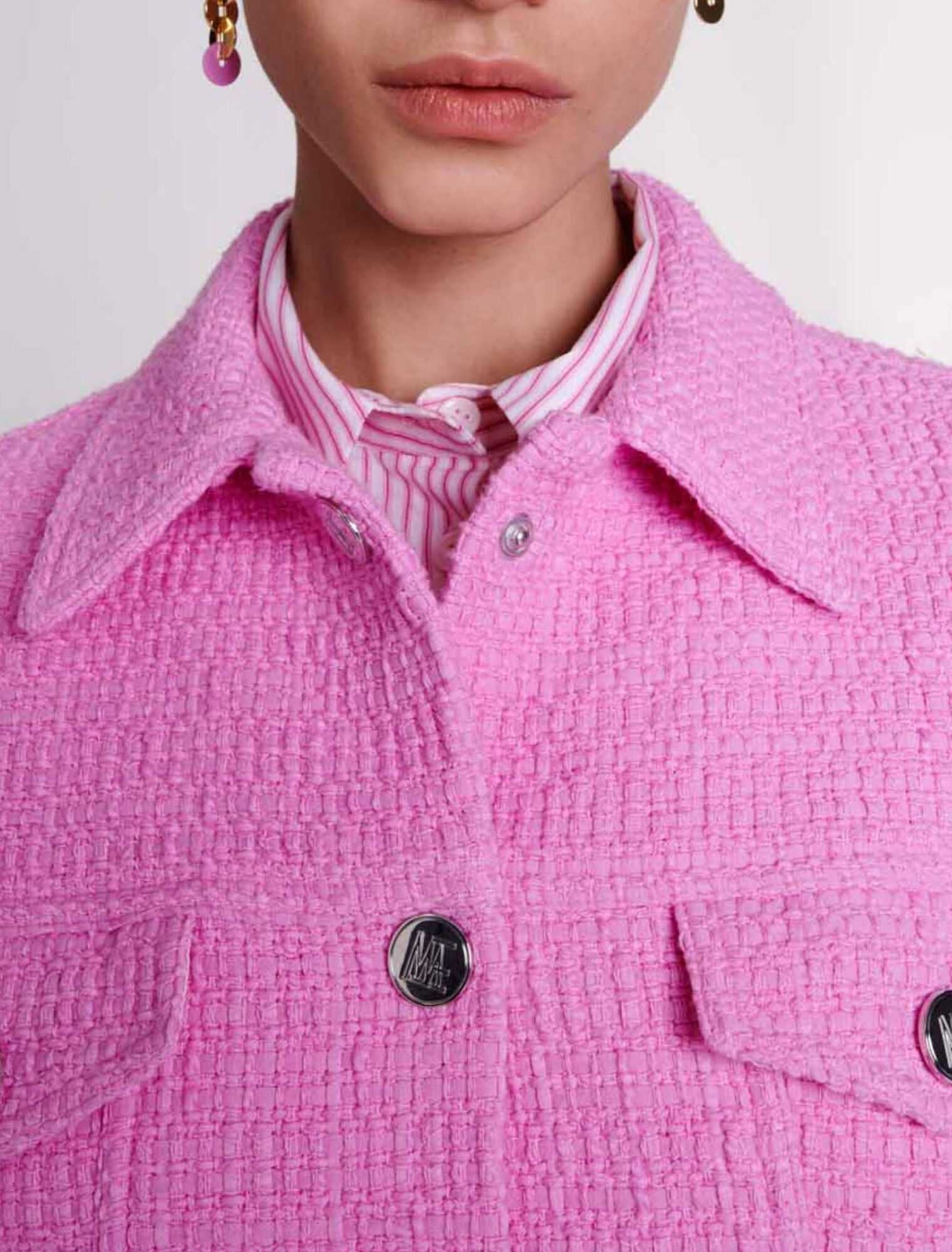 Giacca attillata in tweed