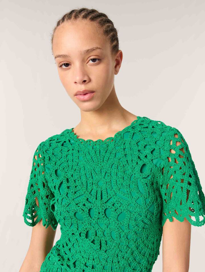 Abito corto in crochet