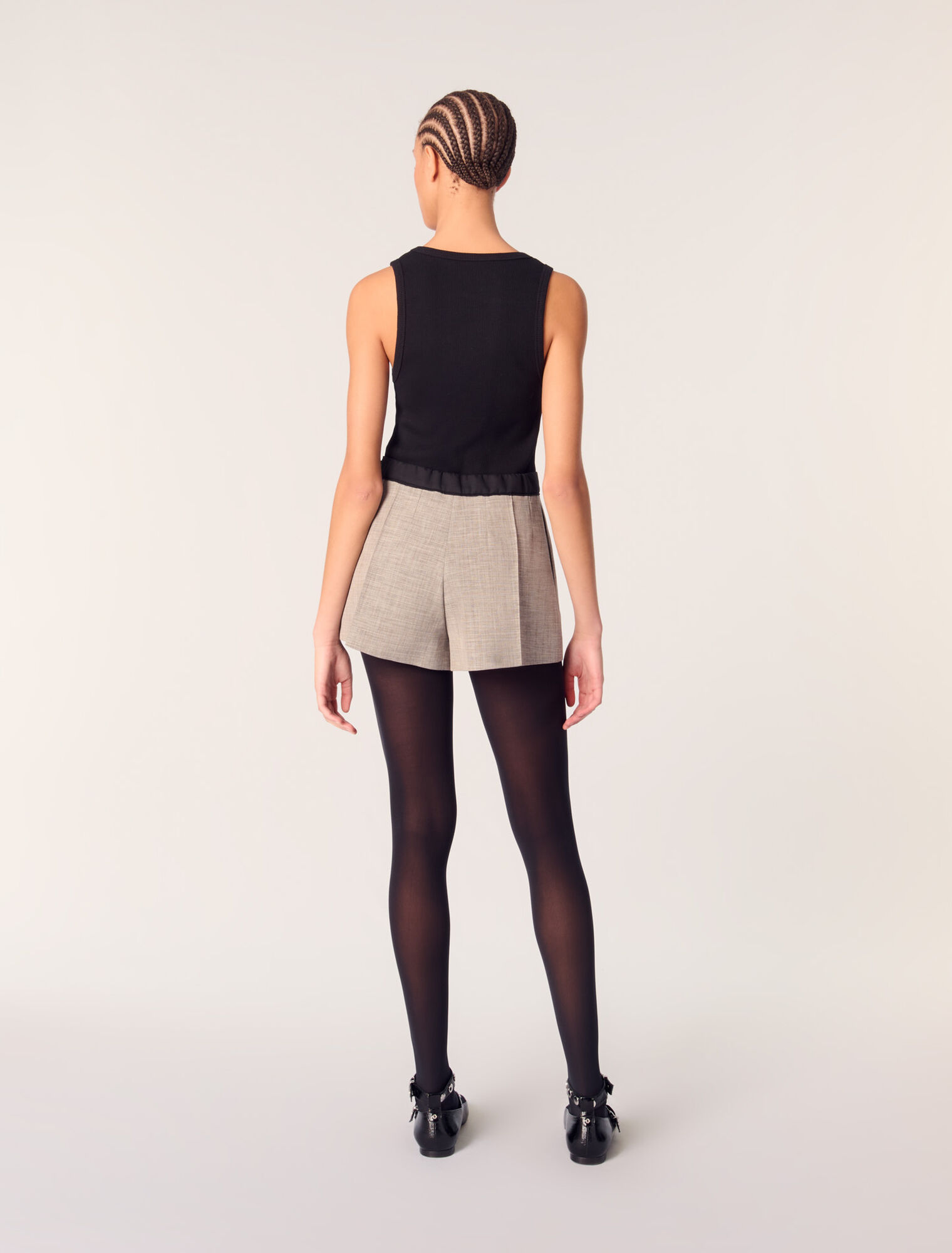 Shorts da tailleur con pinces