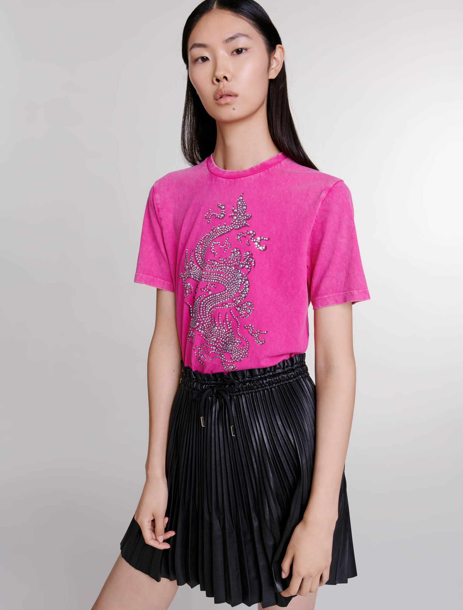 T-shirt con strass