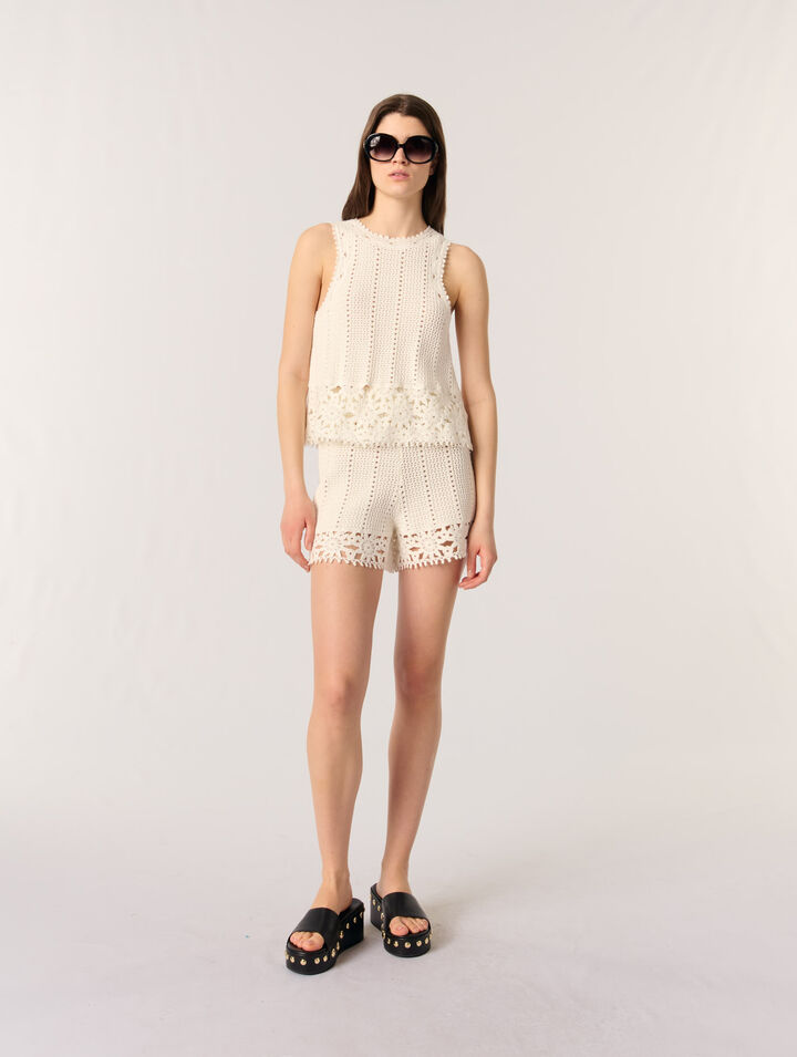 Shorts in crochet