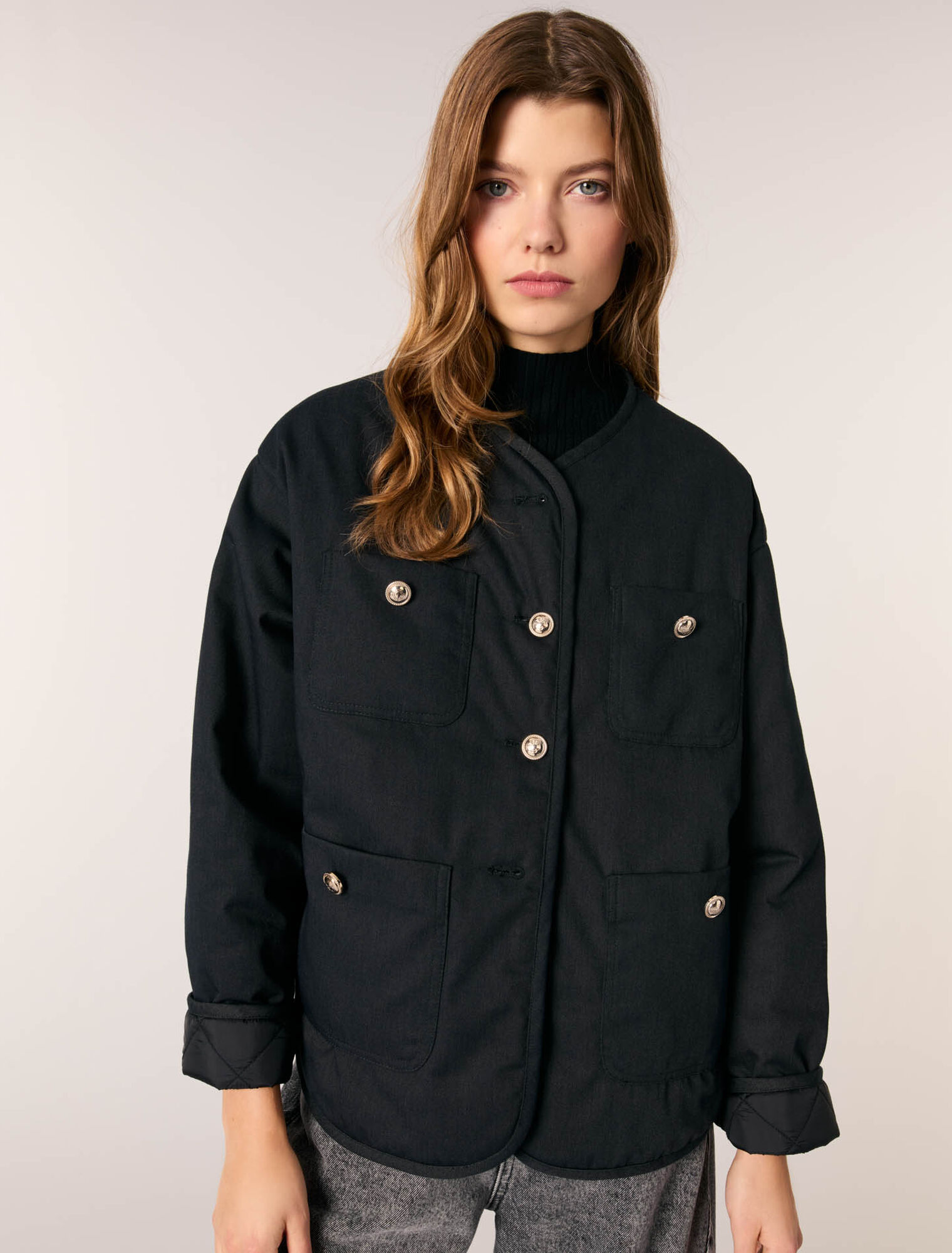 Cappotto trapuntato reversibile