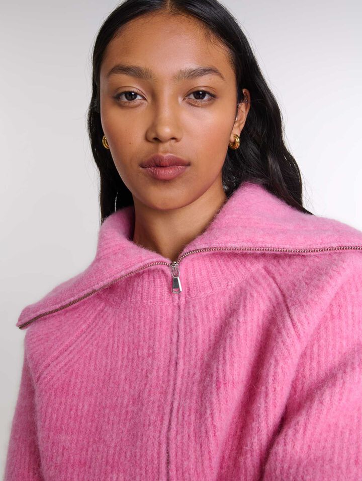 Cardigan in misto lana