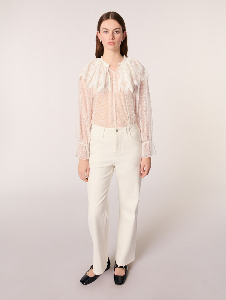 Jeans con taglio carpenter