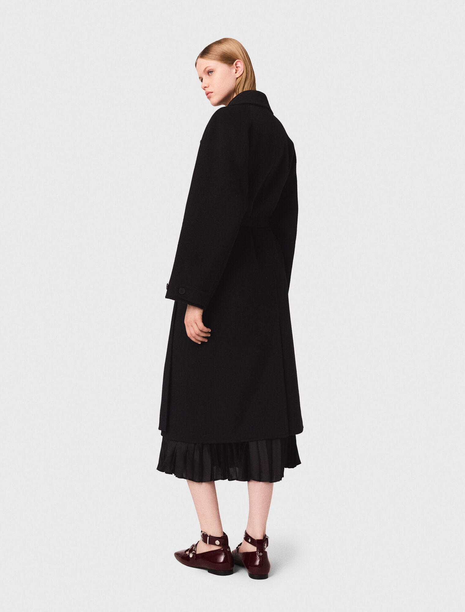 Cappotto double face medio lungo
