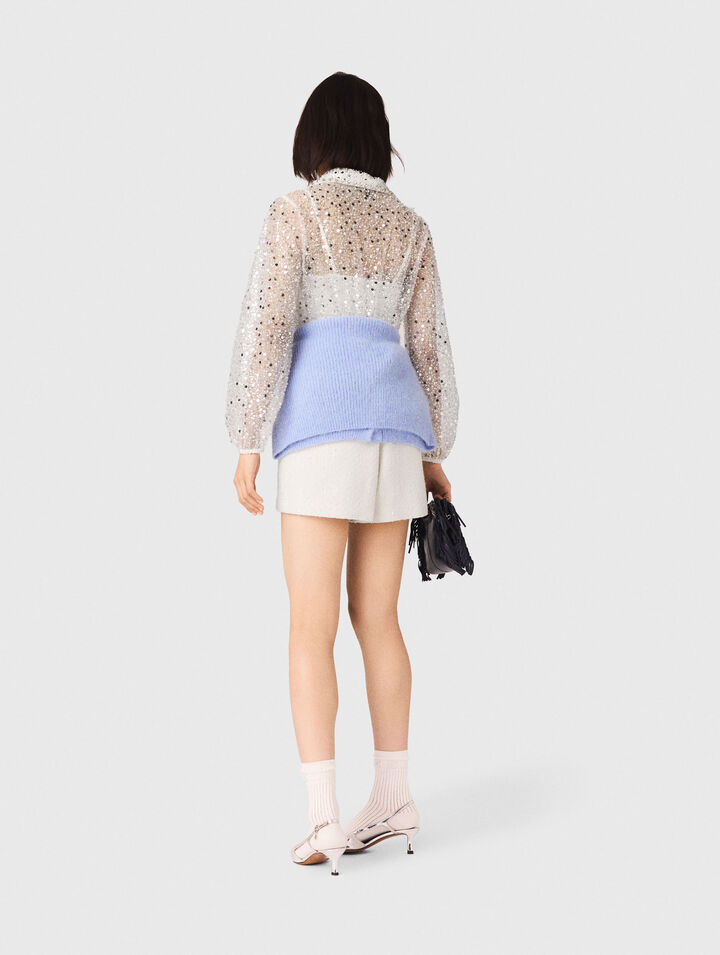 Tutina corta in tweed