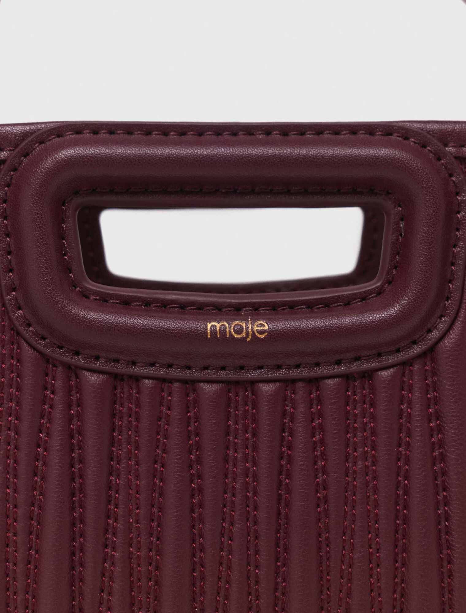 Mini borsa tote in pelle trapuntata