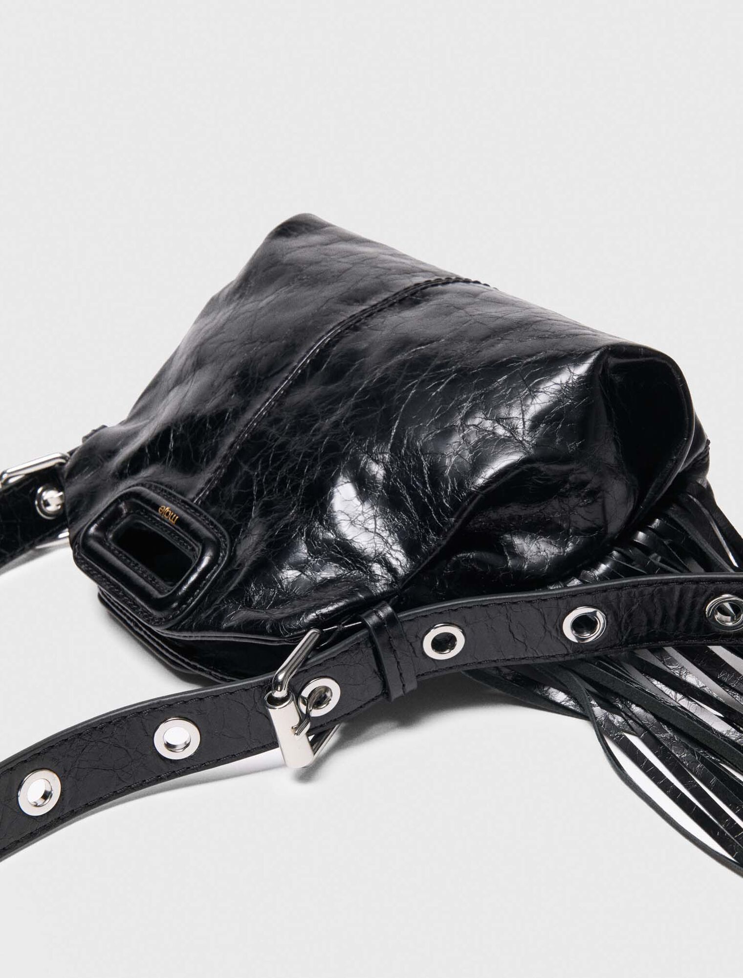 Borsa Miss M mini in pelle craquel&eacute;