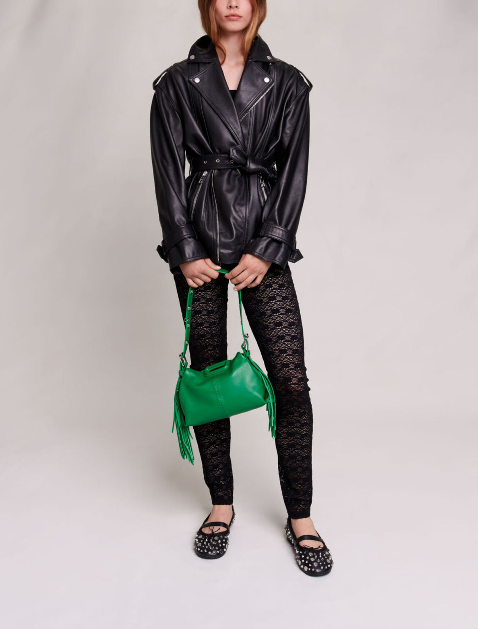 Leggings di pizzo