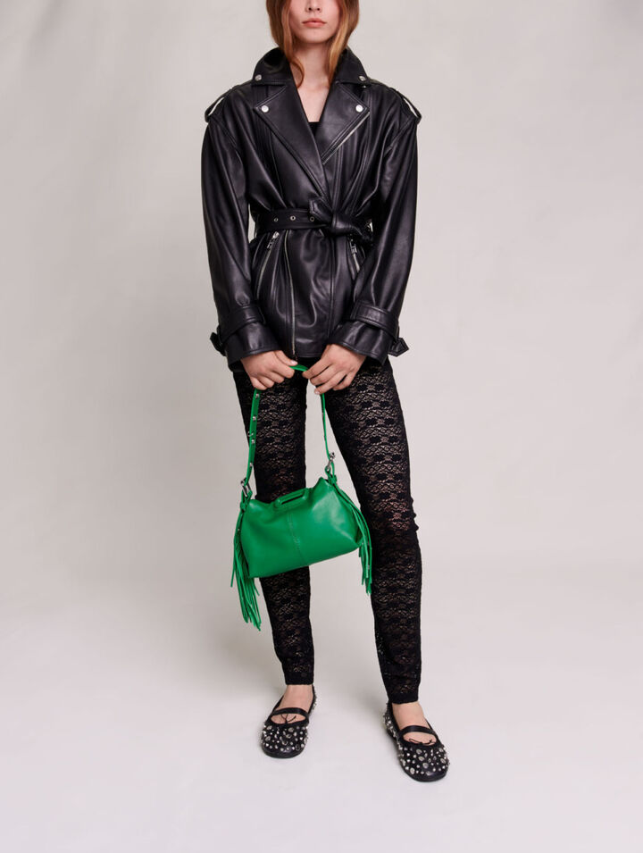Leggings di pizzo