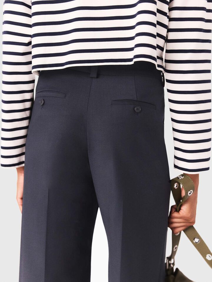 Pantaloni tailleur dettagli catena