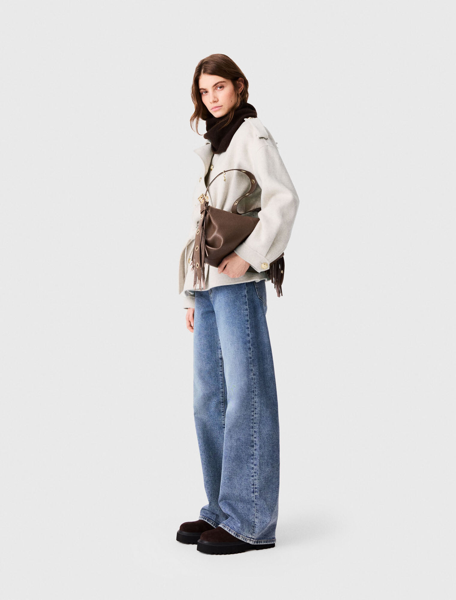 Cappotto double face medio lungo