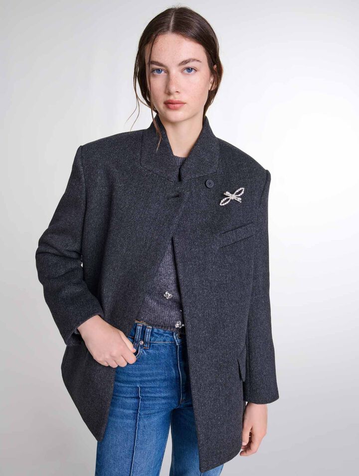 Cappotto corto in lana