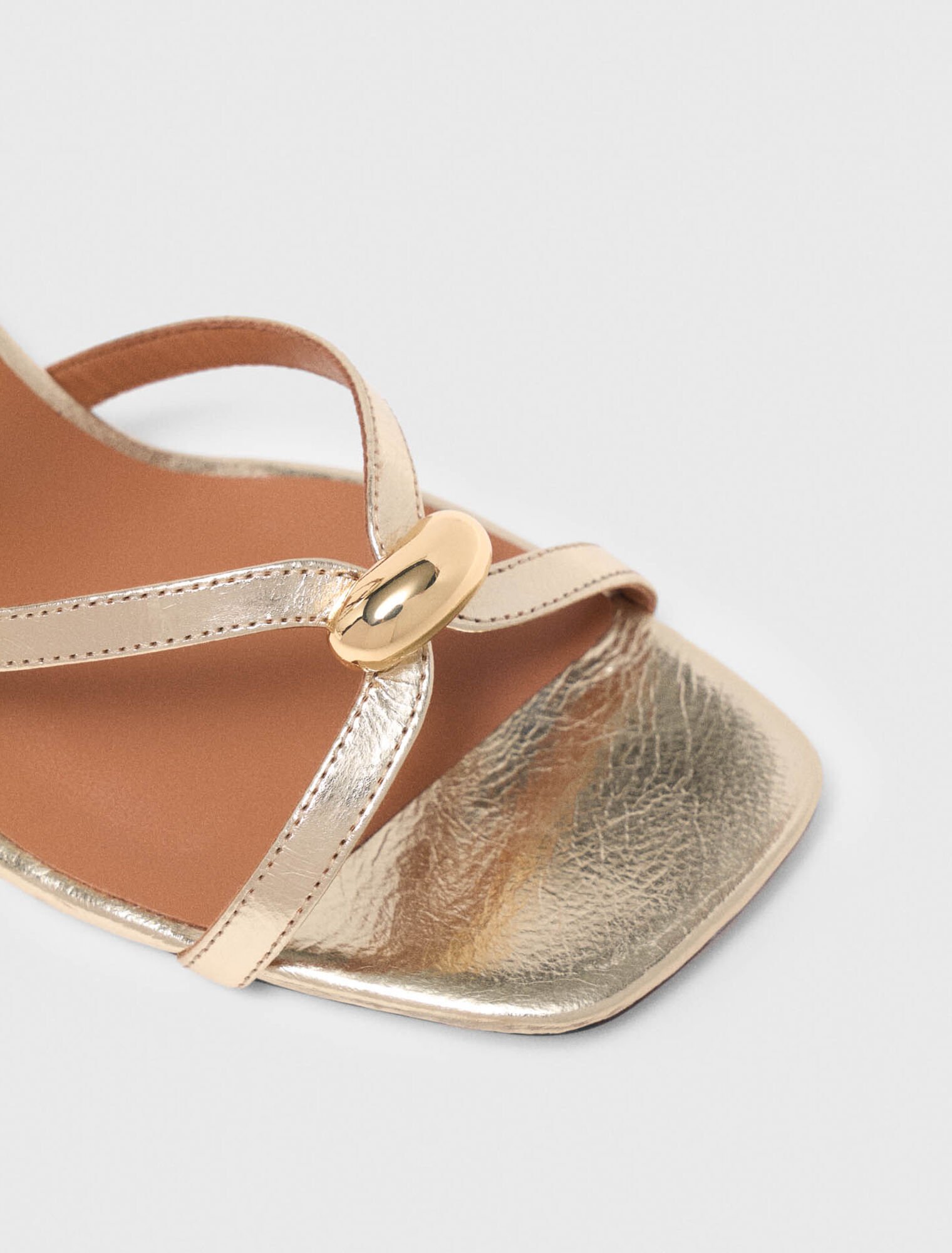 Sandali multilistini metallizzati