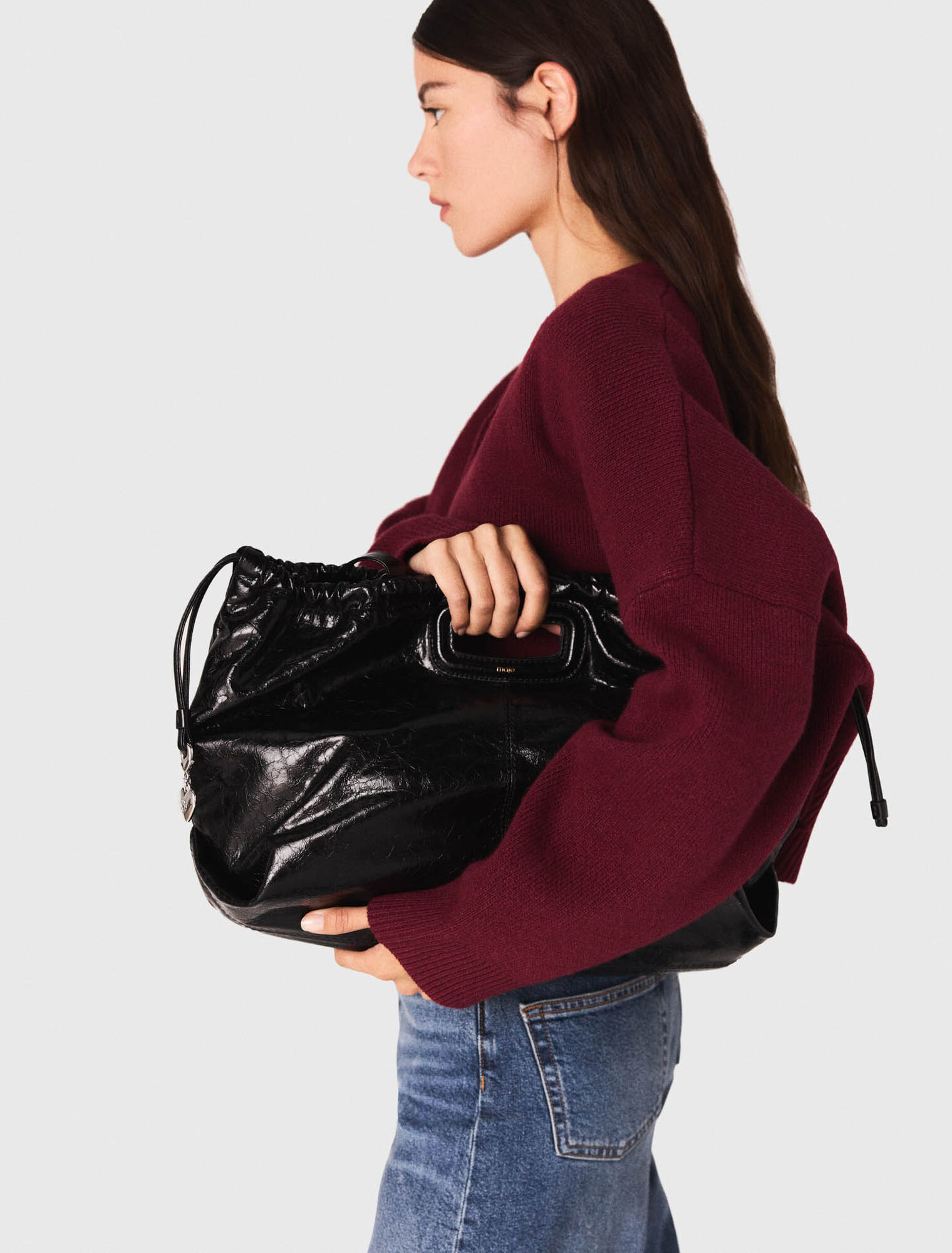 Borsa Miss M tote bag craquelé