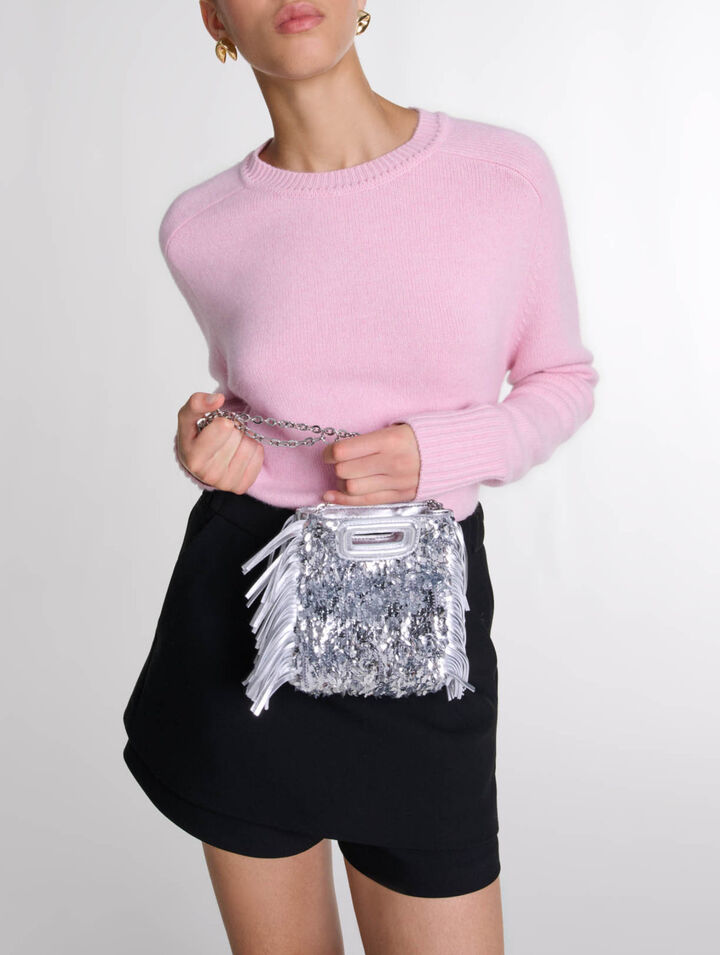 Shorts con gonna in cr&ecirc;pe