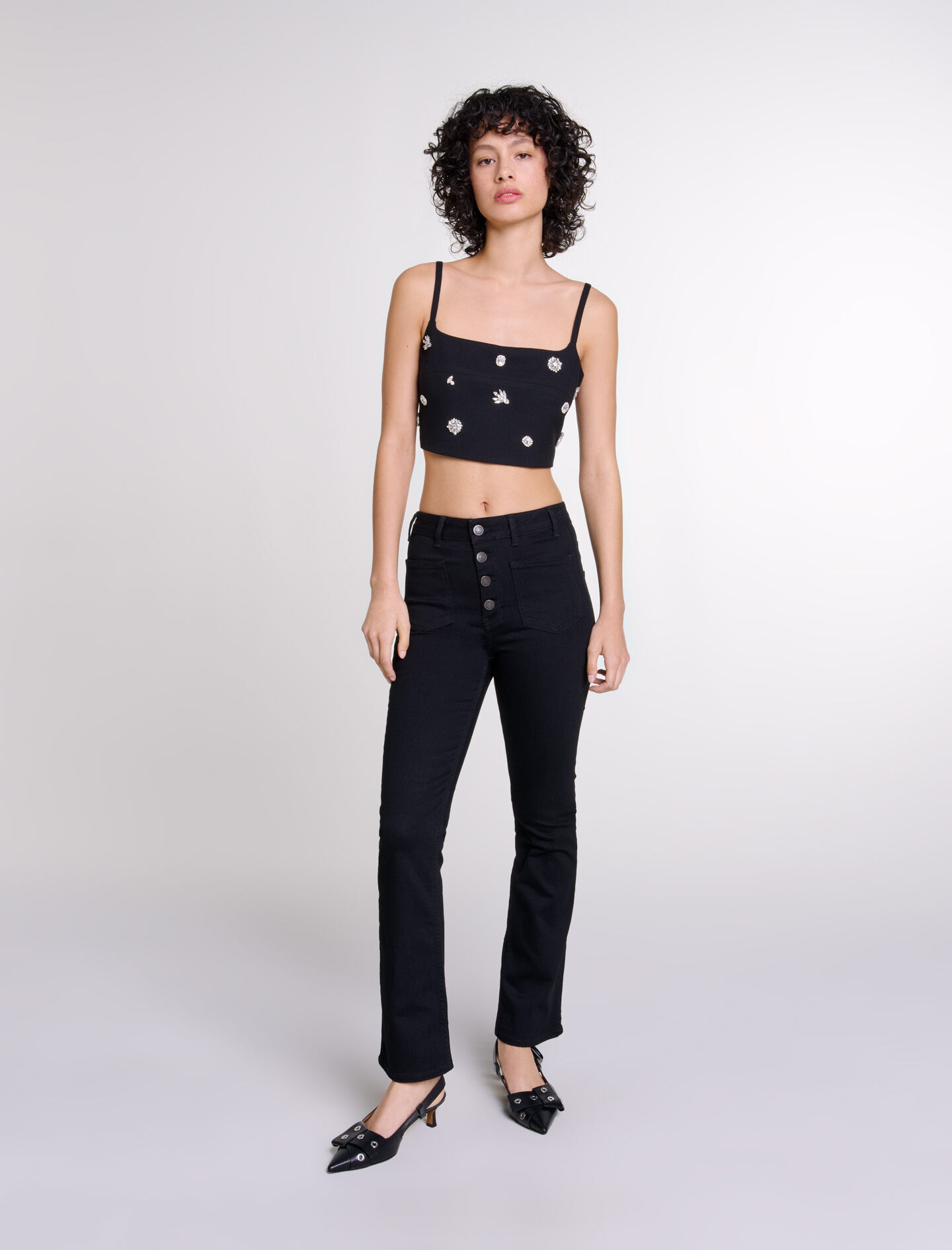 Jeans vita alta zampa elefante on sale