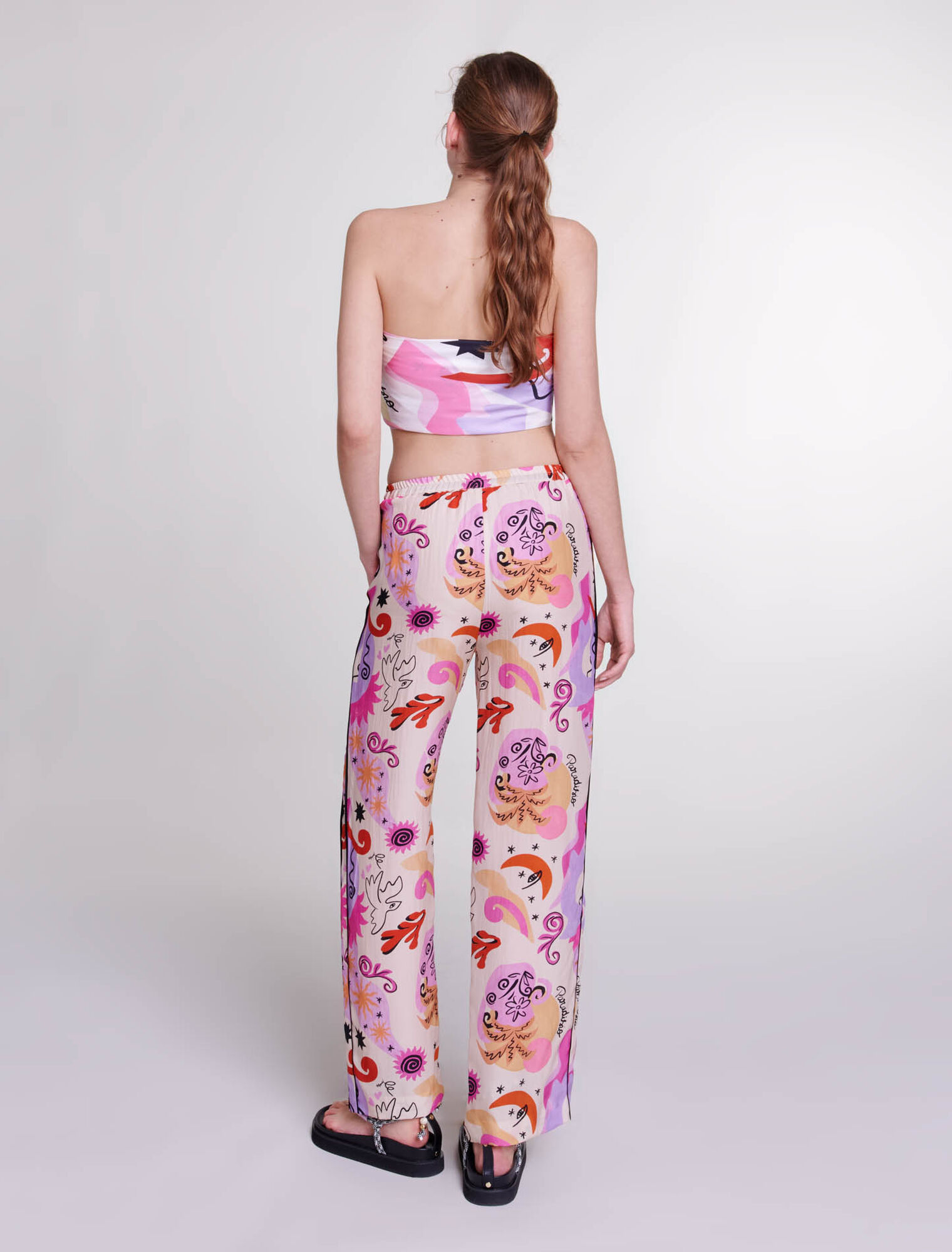 Pantaloni in seta