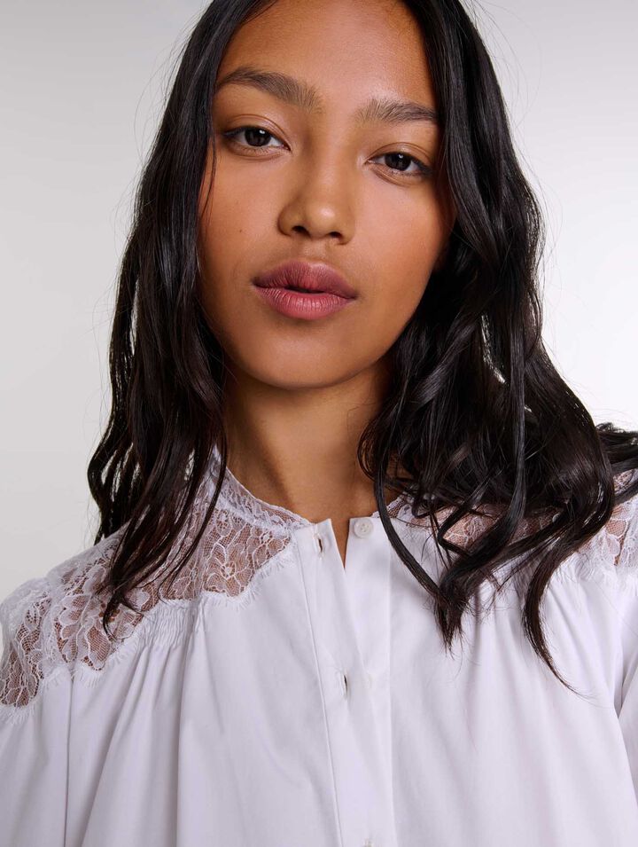 Camicia in pizzo