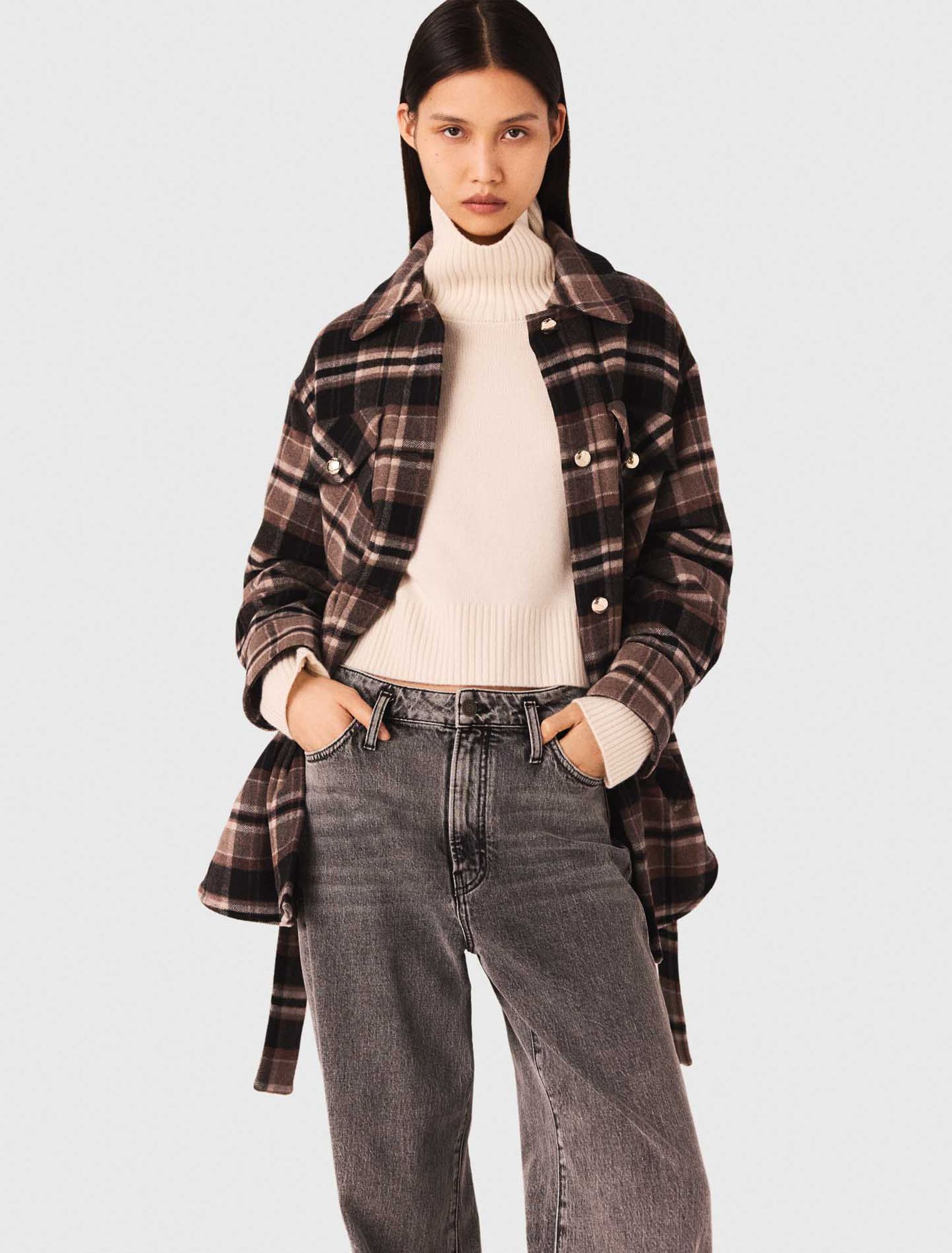 Cappotto a quadri