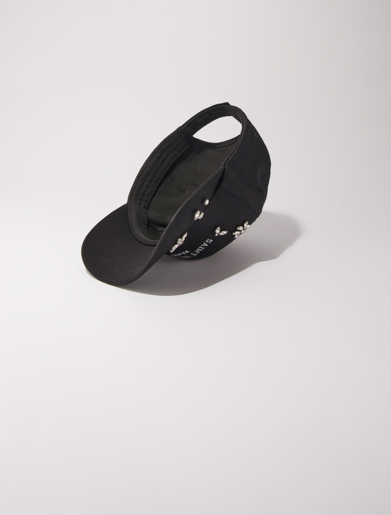 Cappellino di cotone con strass