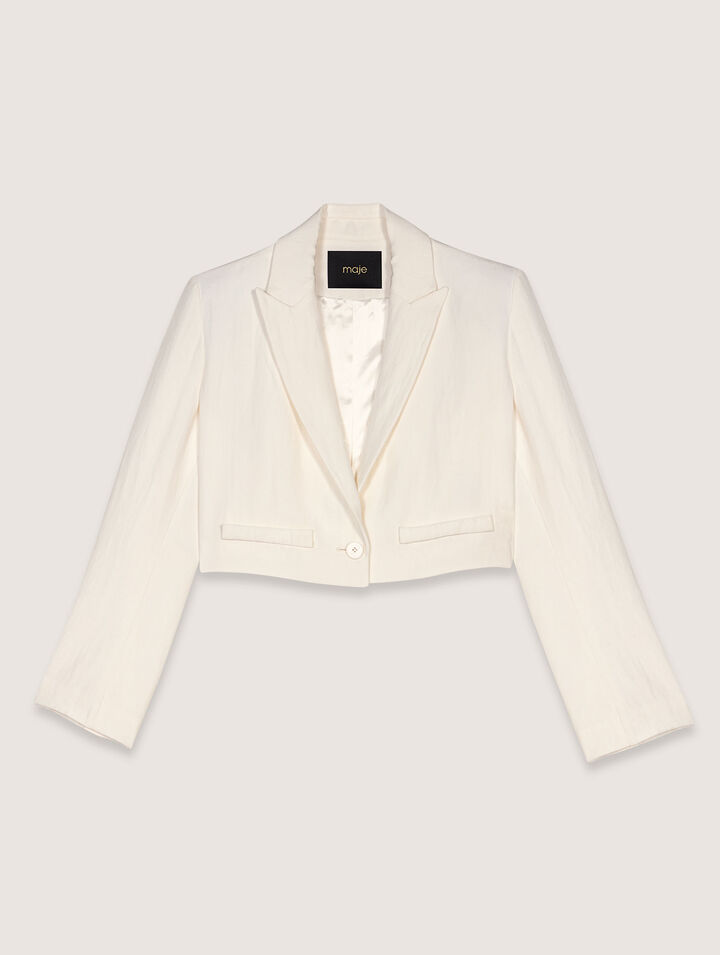 Giacca da tailleur corta