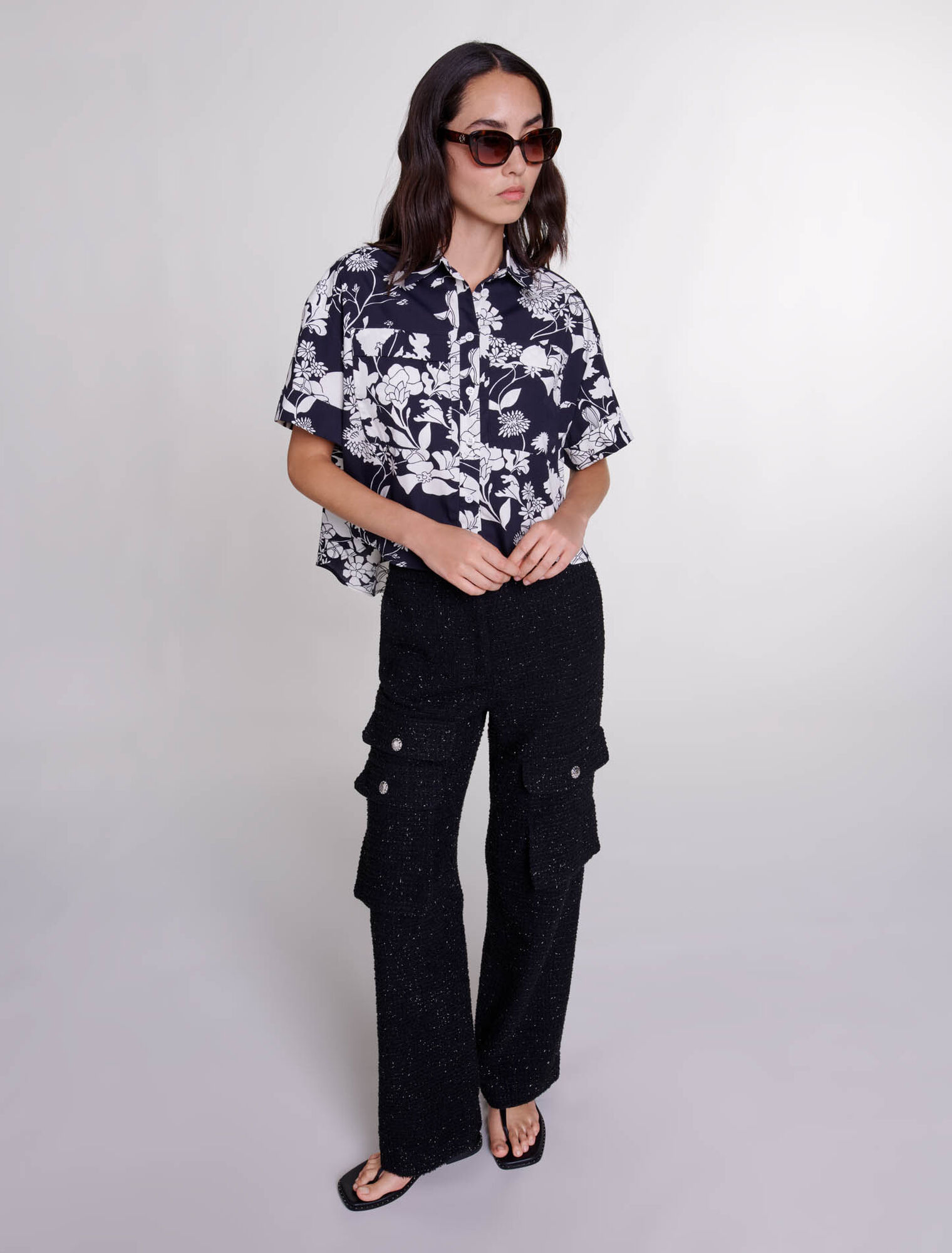 Pantaloni in tweed