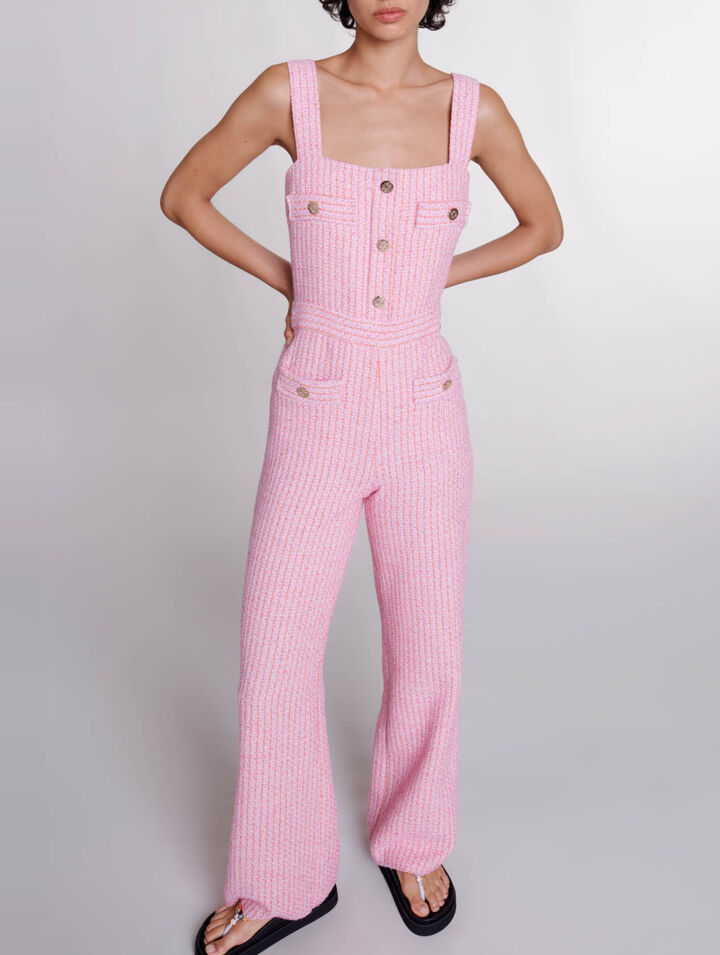 Salopette in tweed