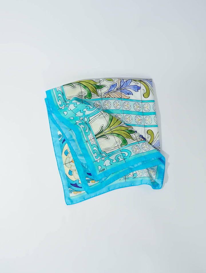 Foulard in seta stampa Mosaico