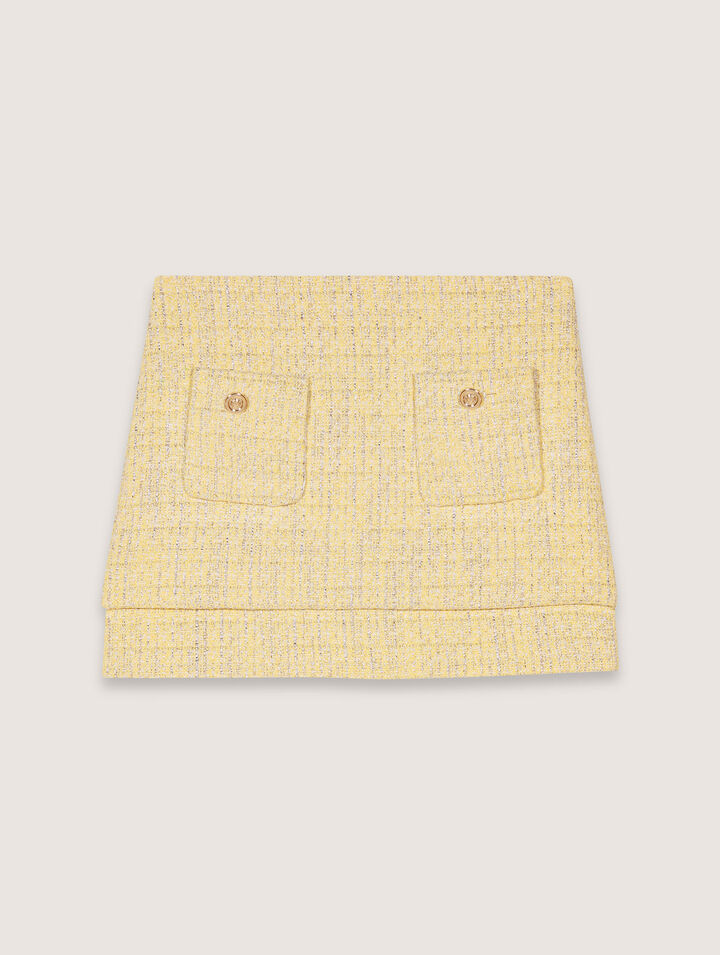 Minigonna in tweed