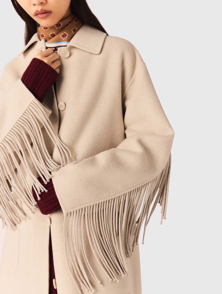 Cappotto lungo in lana