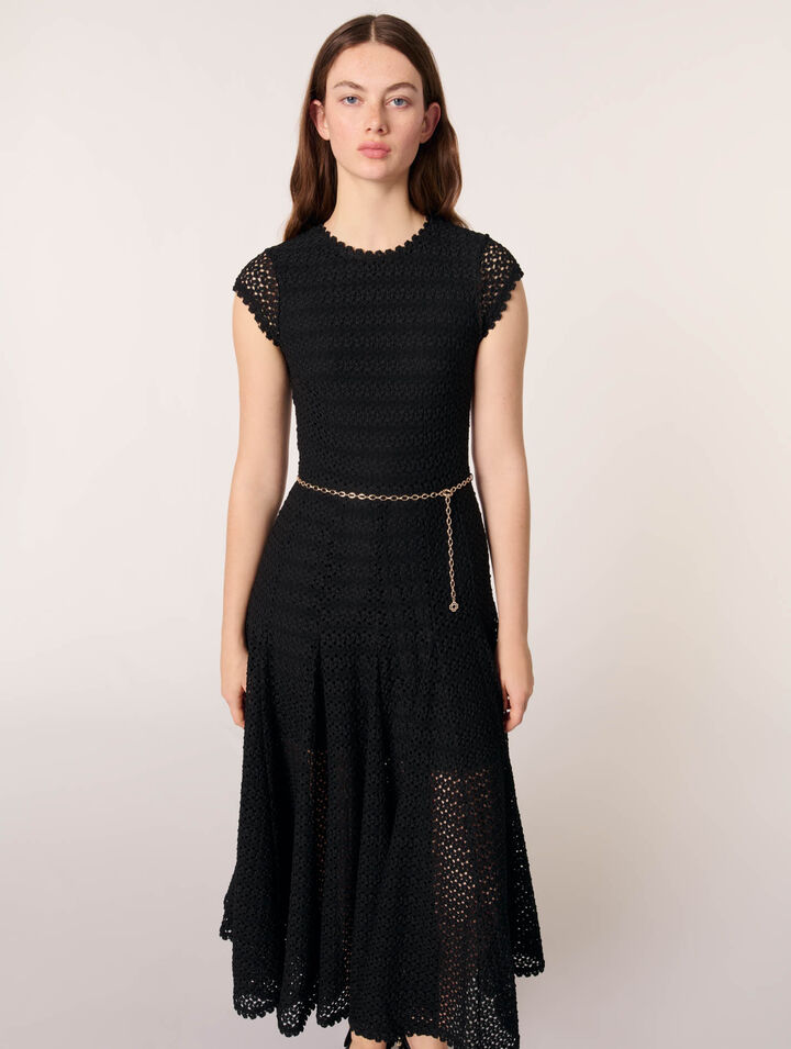 Abito lungo in crochet