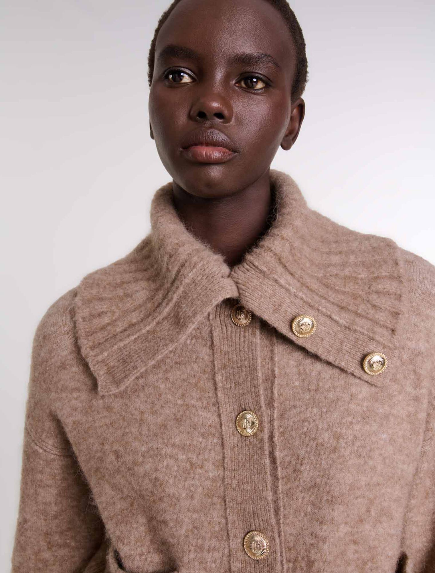 Cardigan in misto lana