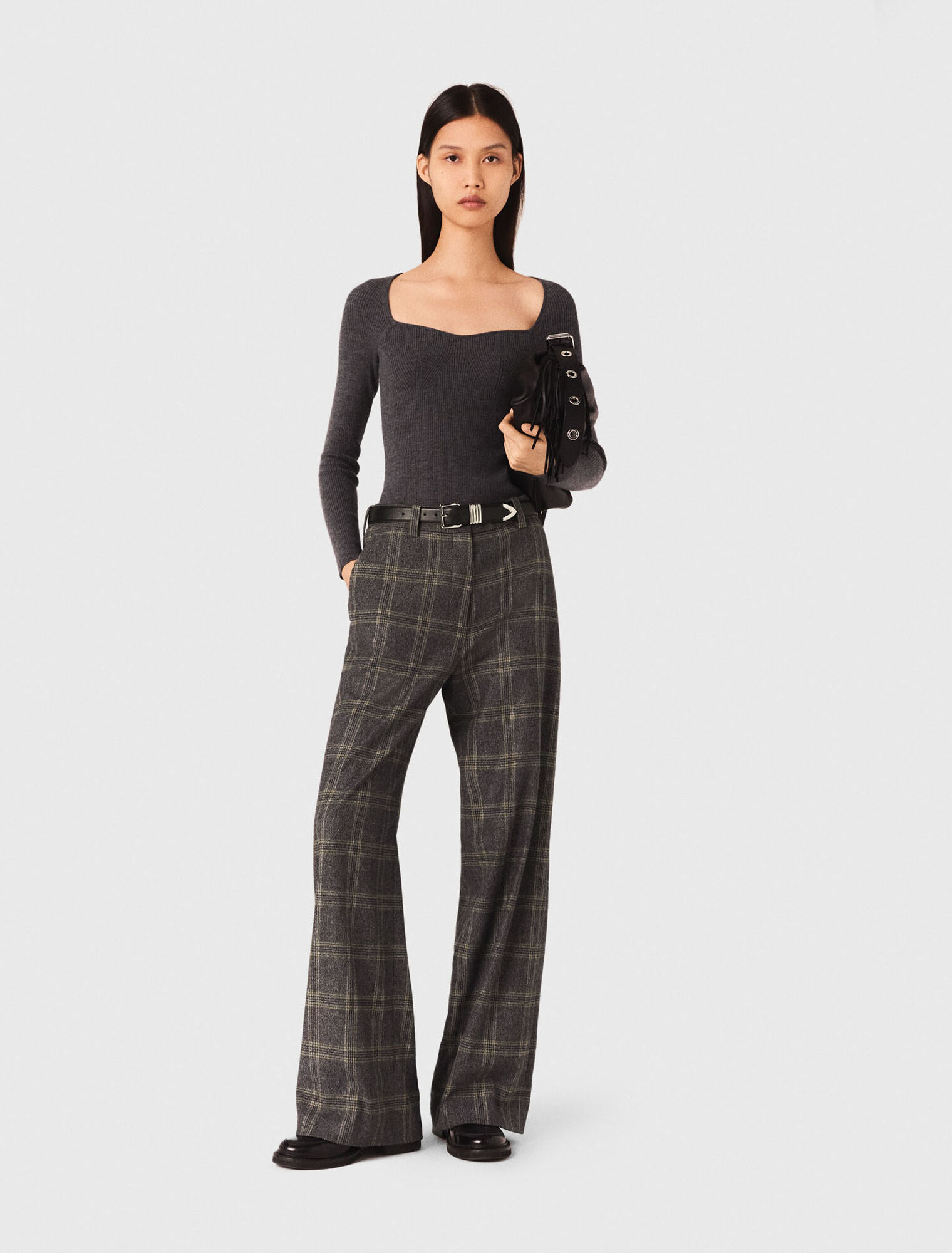 Pantaloni da tailleur a quadri