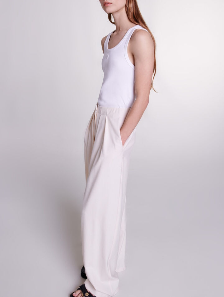 Pantaloni da tailleur larghi